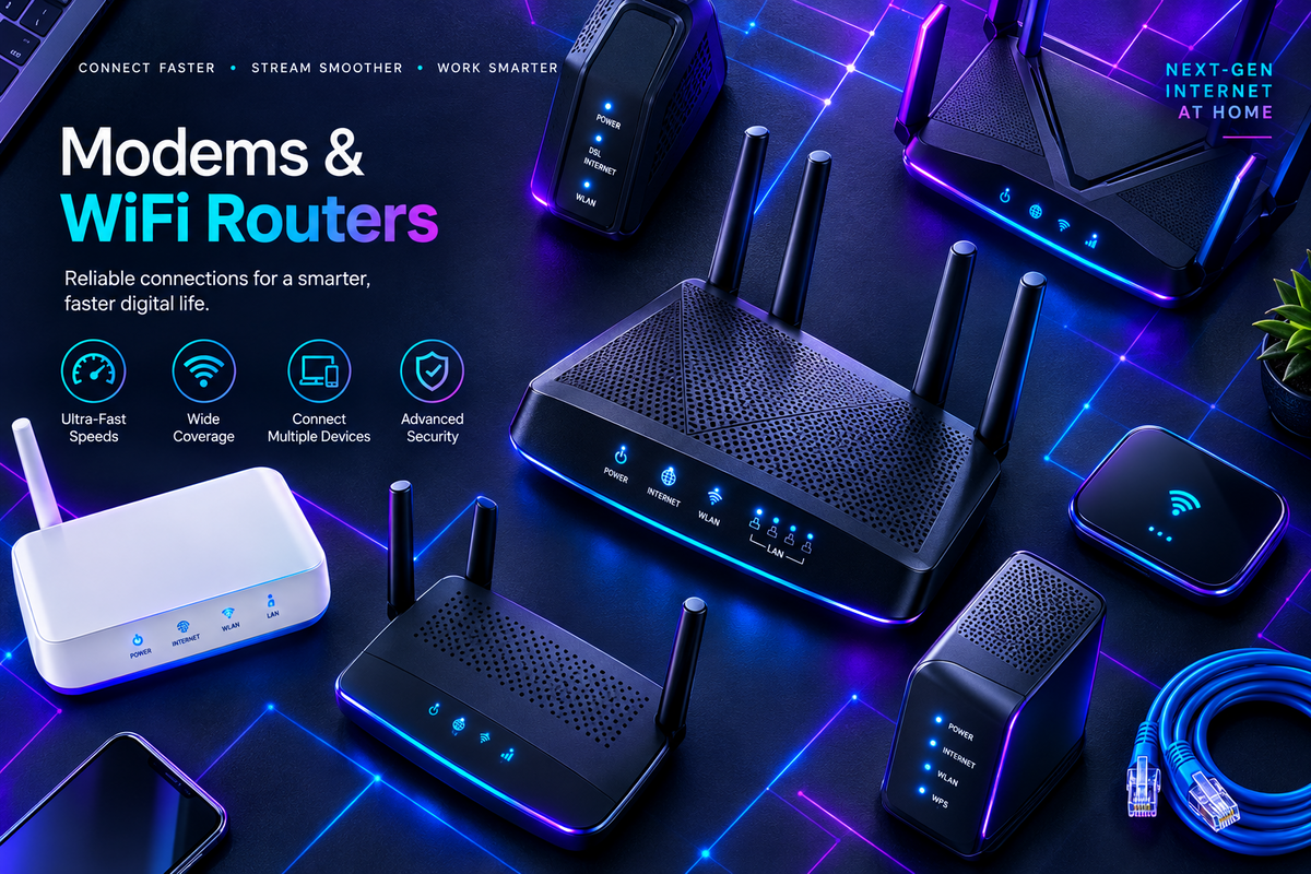 Modems & WiFi Routers