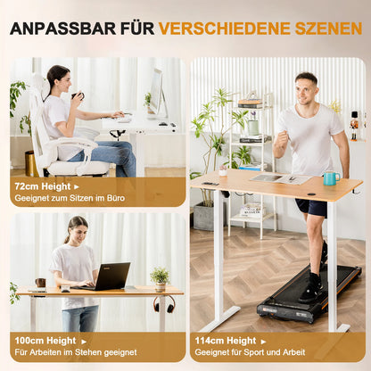 COMHOMA Electric Sit-Stand Desk with USB Port & Hook