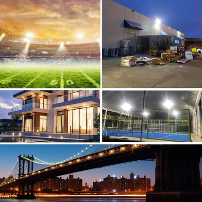 LED Spotlight  Waterproof IP66 220V 20W 30W  50W 100W 150W 200W 300W Outdoor Floodlights outdoor Factory Billboard Lighting