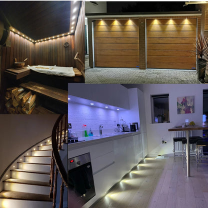 Small Spot Light 1W Mini LED Spotlight 12V Dimmable 15mm Cutout Recessed Downlight IP65 Ceiling Lamp Showcase Display Lighting