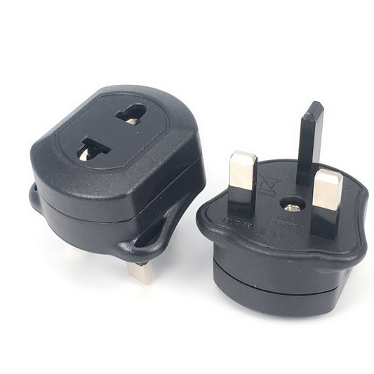 EU 2-Pin to UK 3-Pin Travel Plug Adapter for Shavers & Electric Toothbrushes