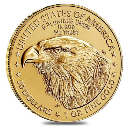 In Stock 2023 Foreign Trade Currency Statue of Liberty Commemorative Gold Coin Commemorative Medal Coin Eagle Yuan Commemorative Coin