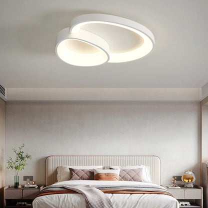 Modern Round LED Ceiling Light with Adjustable Brightness for Living Room Bedroom Dining Room Home Decor Lusters Luminaires