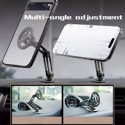 Universal Car Phone Holder, Magnetic Wall Mount with Rotatable Design (Waterproof, PC Material, Compatible with All Smartphones)