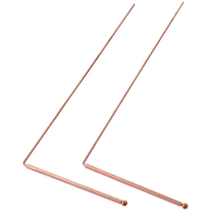 2pcs Pure Copper Dowsing Rod Ghost Hunting Equipment, Divining Rods, Portable Tool, Water Divining Witching, Energy Healing