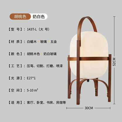 Medieval Bauhaus Retro Hand-Knitted Creative Lustre Lights Wood Standing LED Floor Lamps for Bedroom Home Decoration Chandelier