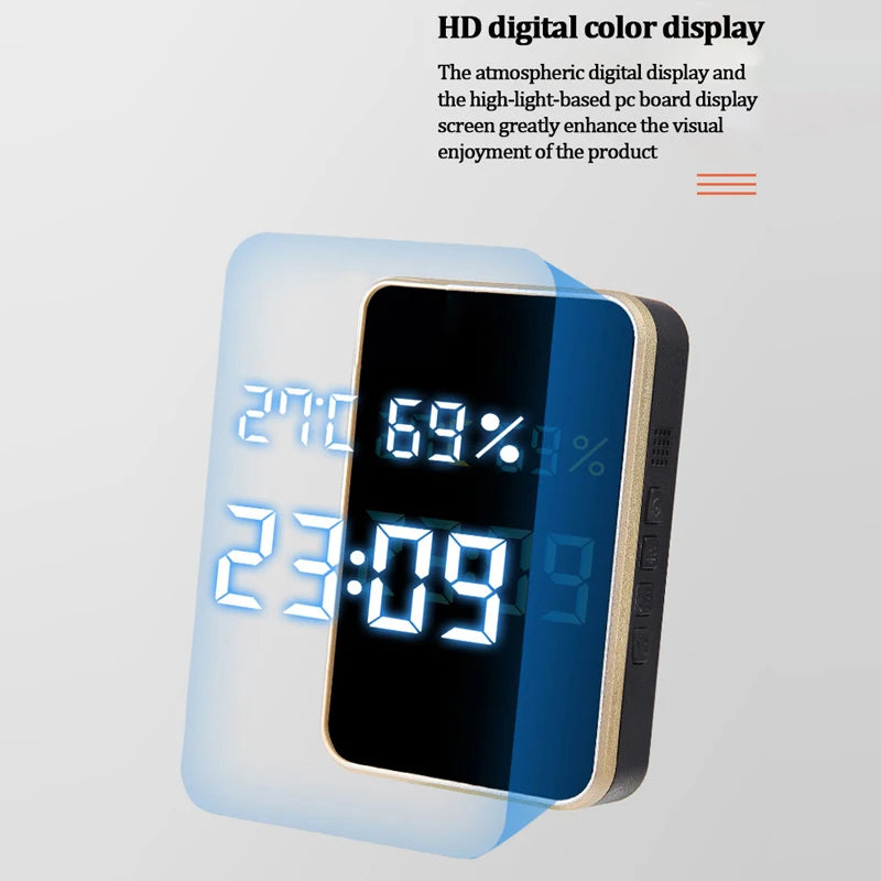 Wireless Doorbell No Battery Self Powered Door Bell Display Temperature Humidity Time 433mhz Home Outdoor Welcome Ring Chime