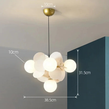 Modern Led Chandeliers Colourful Branch Chandelier for Bedroom Living Room Hanging Lamps Lustre Luxury Ceiling Light