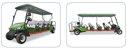 Electric Golf Cart with Cargo Bed, Two-Seater, Off-Road