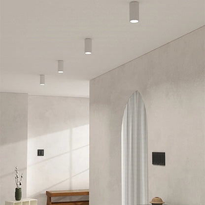 Modern Nordic LED Ceiling Downlight Minimalist Dimming Resin Grid Lamp GU10 Bulb Fitting Fixture Base Anti Glare Spot Light