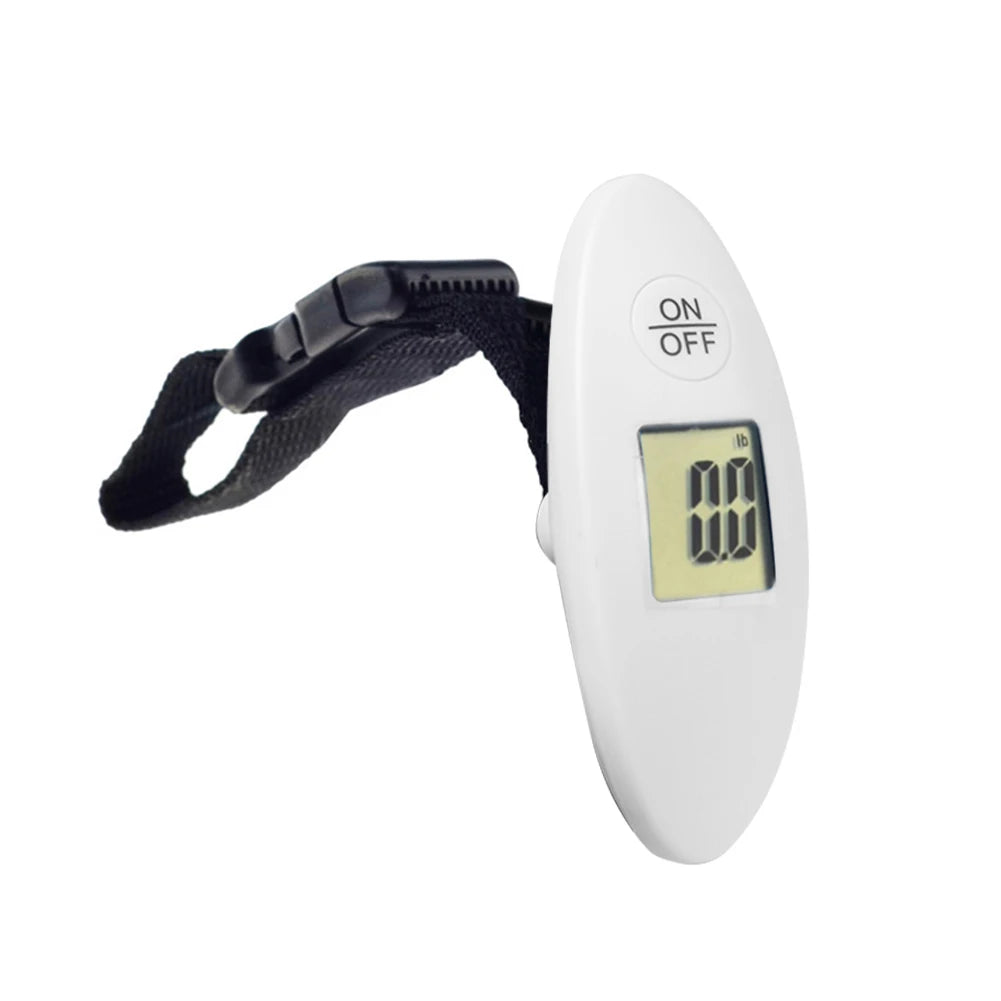 1Pc 40kg/100g LCD Digital Electronic Luggage Scale Portable Suitcase Scale Handled Travel Bag Weighting Fish Hook Hanging Scale