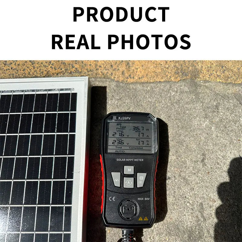 Solar Tester - Automatic and Rapid Measurement of PV Panel Maximum Power Point Tracking, Simultaneously Measures Maximum