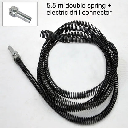 5m Drain Cleaning Snake for Kitchen & Bathroom Sinks