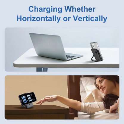 Magnetic Power Bank, Fast Charging Portable External Battery Pack, 10000mAh, 20W, Wireless Charger, for iPhone 15/14/13/12 Series