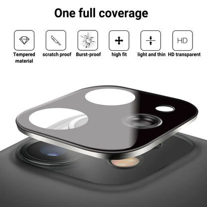 Camera Lens Glass Protector For iPhone 11 12 Mini 13 14 Plus 15 Pro Max Lens Film Accessories
