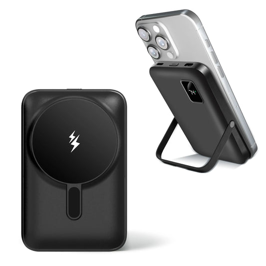 Magnetic Power Bank, Fast Charging Portable External Battery Pack, 10000mAh, 20W, Wireless Charger, for iPhone 15/14/13/12 Series