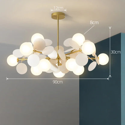 Modern Led Chandeliers Colourful Branch Chandelier for Bedroom Living Room Hanging Lamps Lustre Luxury Ceiling Light