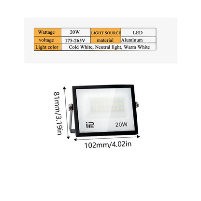 LED Spotlight  Waterproof IP66 220V 20W 30W  50W 100W 150W 200W 300W Outdoor Floodlights outdoor Factory Billboard Lighting