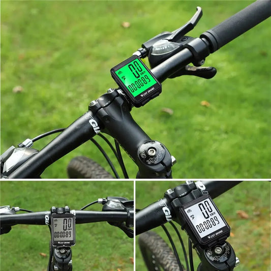 WEST BIKING Bike Wireless Computer MTB Road Bike Odometer Waterproof With Backlight Cycling Speedometer LED Rate Stopwatch