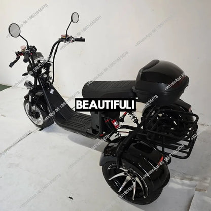 3 Wheel Bike Adult Bicycle Electric Tricycle Scooter Aluminum Materials Moped Adult 2000w Trikes 3 Wheel Motorcycle