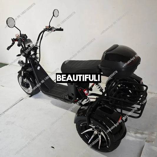 3 Wheel Bike Adult Bicycle Electric Tricycle Scooter Aluminum Materials Moped Adult 2000w Trikes 3 Wheel Motorcycle