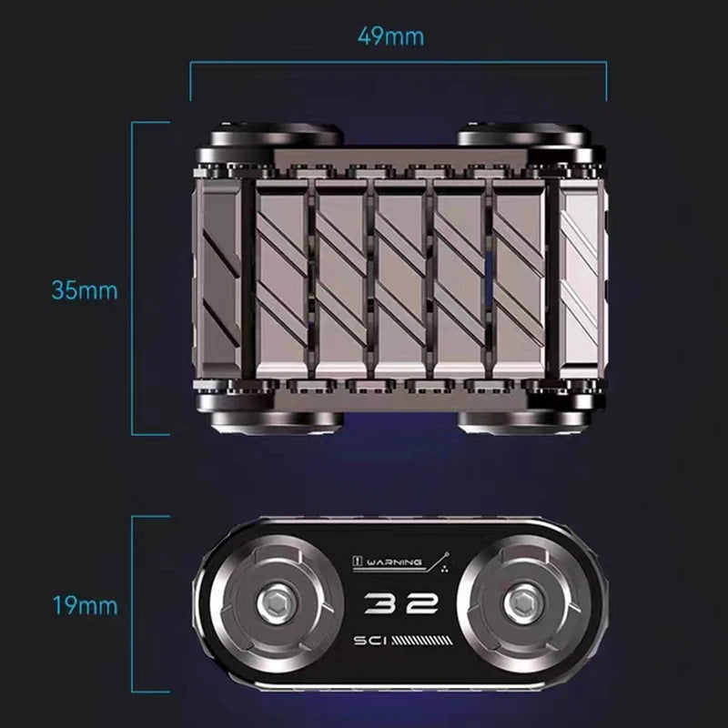Metal Tank Fidget Roller – Adult EDC Desk Toy