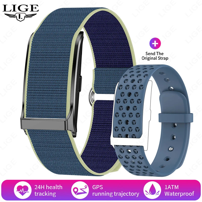 Smart Fitness Tracker with Heart Rate Monitor, Pedometer & Call Alerts for Men and Women
