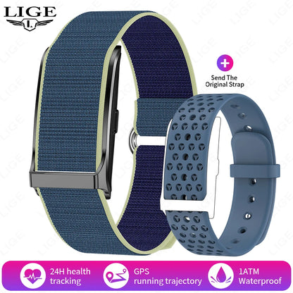 Smart Fitness Tracker with Heart Rate Monitor, Pedometer & Call Alerts for Men and Women