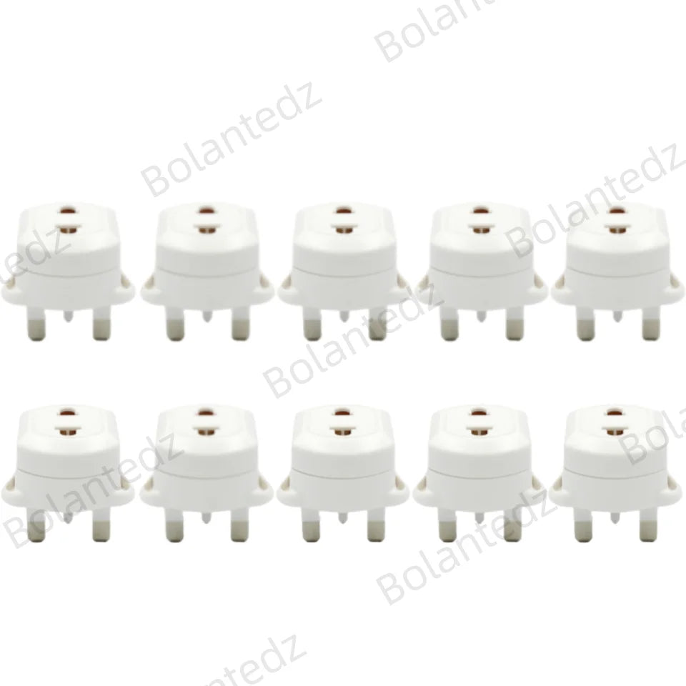 EU 2-Pin to UK 3-Pin Travel Plug Adapter for Shavers & Electric Toothbrushes