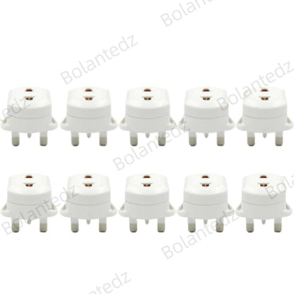 EU 2-Pin to UK 3-Pin Travel Plug Adapter for Shavers & Electric Toothbrushes