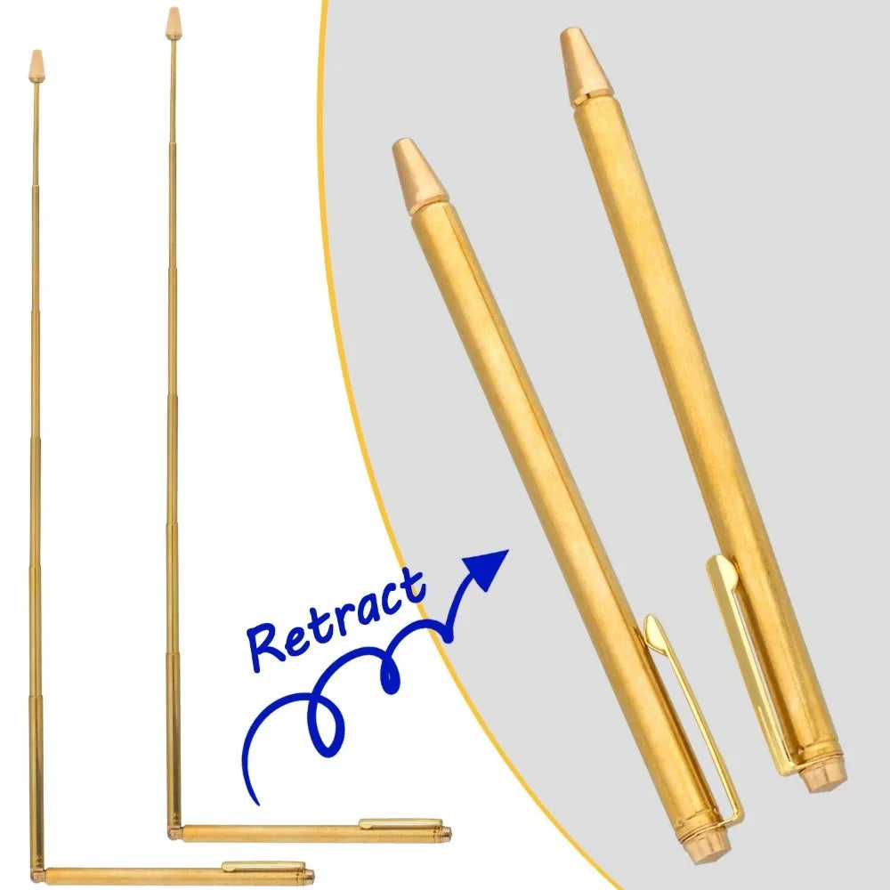 2pcs Pure Copper Dowsing Rod Ghost Hunting Equipment, Divining Rods, Portable Tool, Water Divining Witching, Energy Healing