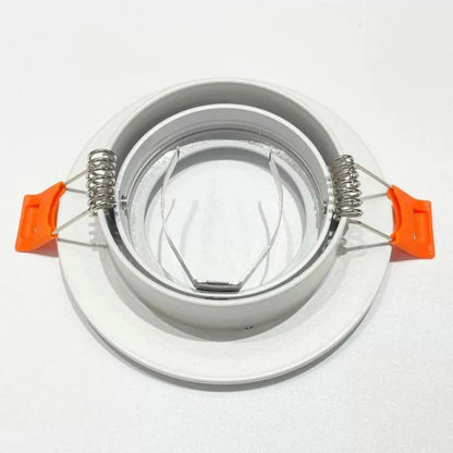 Round Recessed LED Downlight Bracket Dia85/90/100mm Replaceable GU10/MR16 Mounted Frame Socket Ceiling Spotlight Holder Fittings