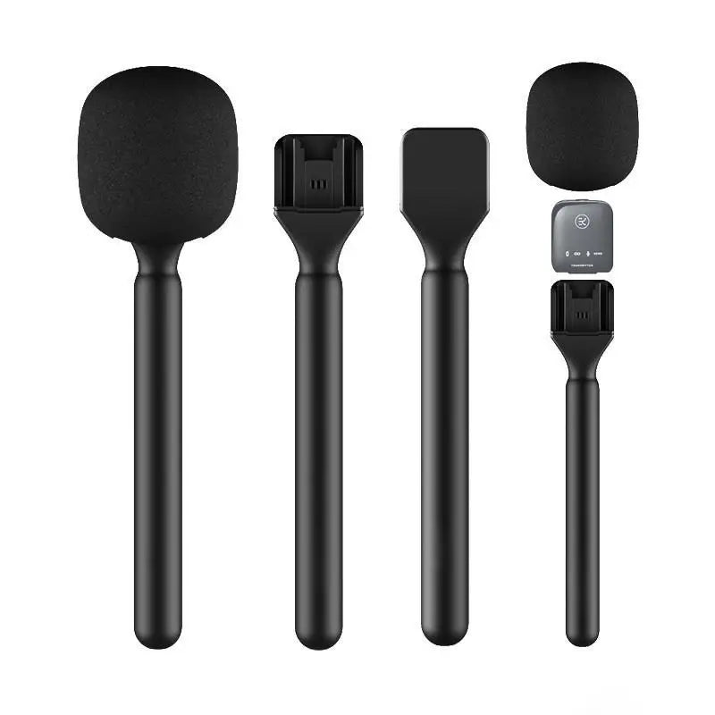 New Wireless Handheld Interview Microphone Adapter With Windshield Foam For Rode Wireless GO II For Mic 1 2