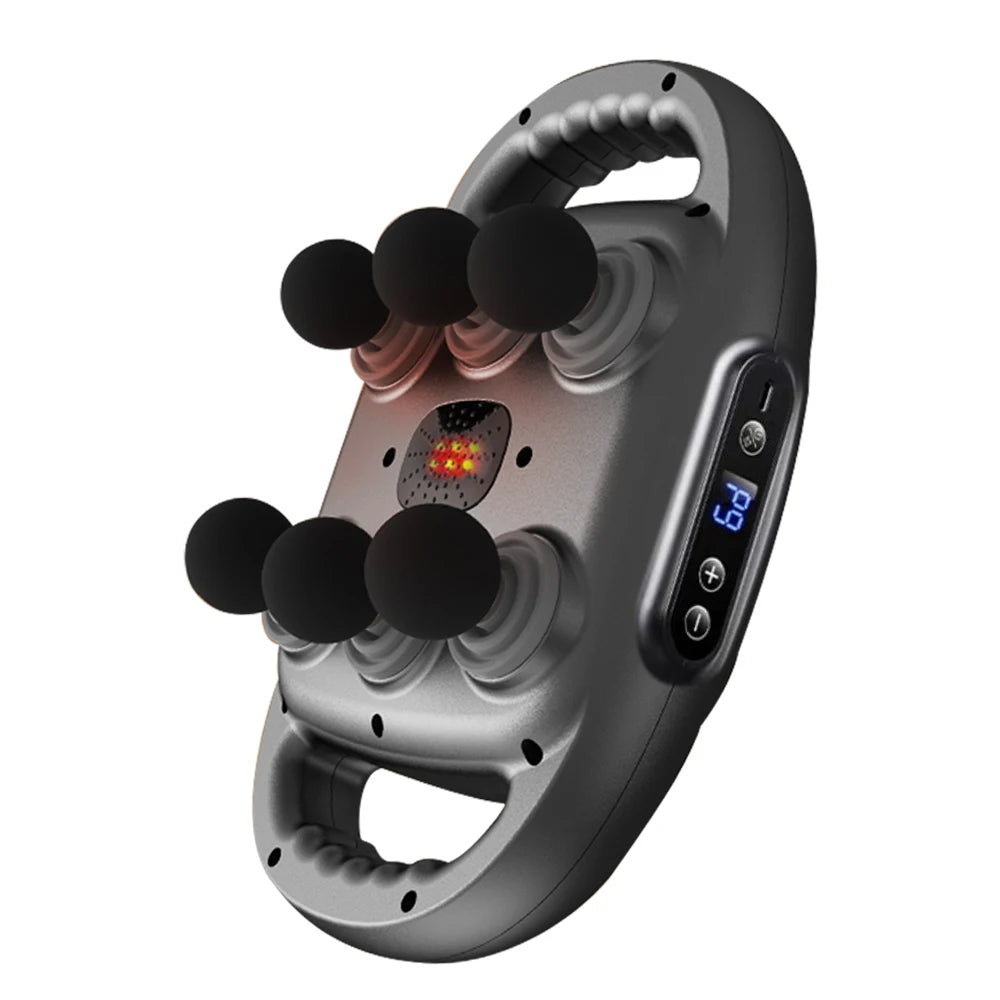High-Frequency Muscle Massage Gun with 16 Heads for Back, Waist & Shoulders