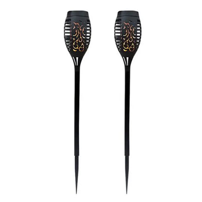 B84B-8 Pcs LED Solar Flame Light Lamp Flickering Waterproof Garden Decoration Landscape Lawn Lamp Path Lighting Torch Outdoor