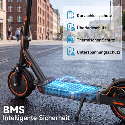 Electric Scooter with road approval TODIMART T6 ABE (30 km, 8.5 inch tires, Dual shock absorbers)