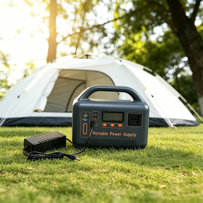 400W Portable Power Station, 192Wh, 220V, Solar-Charging Compatible for Home Backup & Outdoor Use