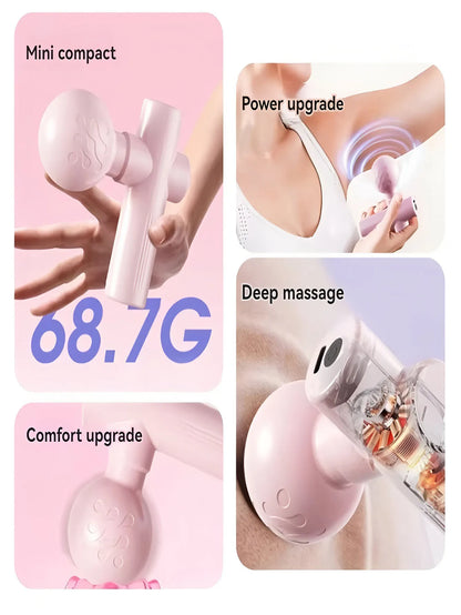 Mini Portable Massage Gun for Muscle Relaxation & Body Massage