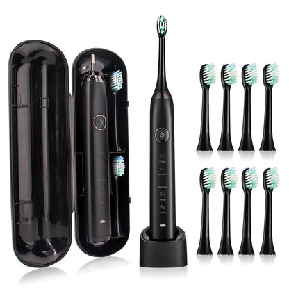 Fairywill FW-507 Rechargeable Sonic Toothbrush for Adults, USB Charging, Waterproof