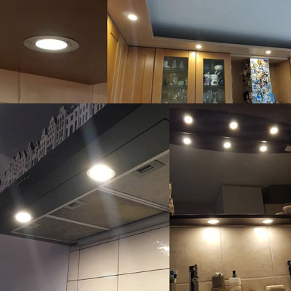 IP65 Led Light 12V Mini Downlight Dimmable Waterproof Spotlight Ceiling Spot Recessed Slim Lamp Kitchen Bath Cabinet 3W RGBW