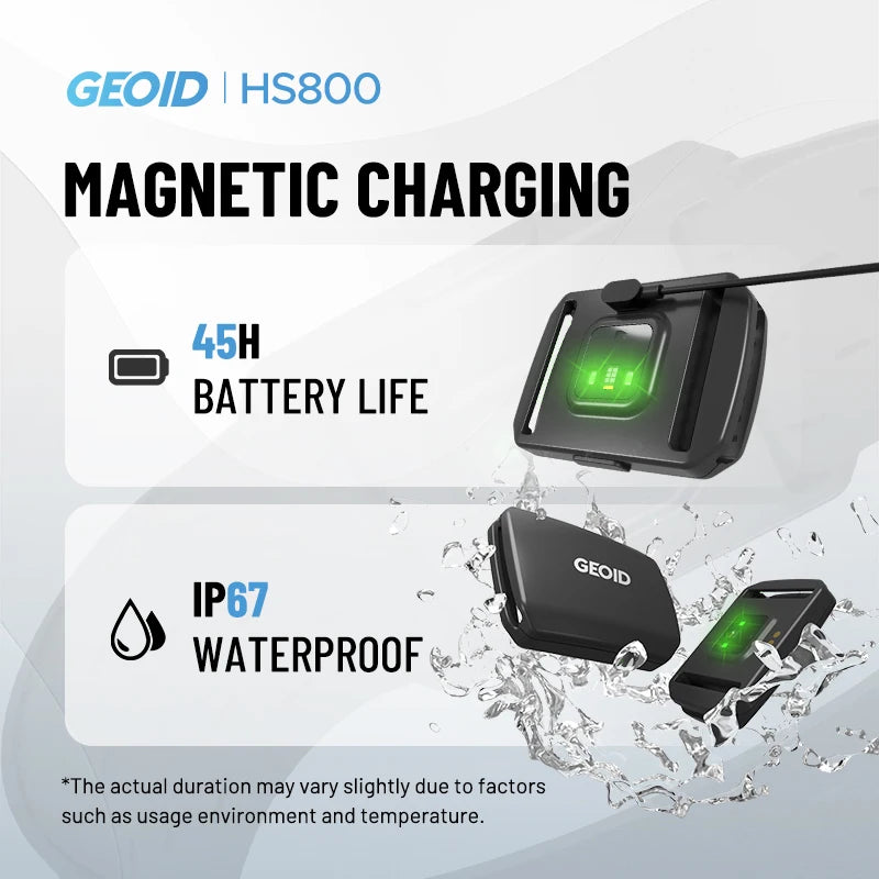 GEOID Heart Rate Monitor for Fitness & Cycling, HS800 Armband / HS500 Chest Strap