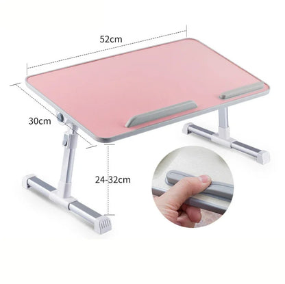 Multi-functional Folding Laptop Stand Holder Study Table Desk Foldable Computer Desk for Bed Sofa Tea Serving Table Stand