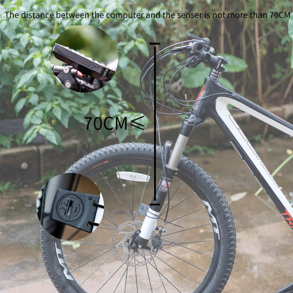 Replaceable Battery Bike Computer Wireless Cycling Computer Bicycle Speedometer Odometer Waterproofing Bicycle Accessories