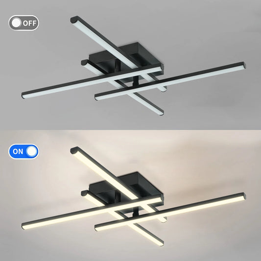Led Modern Personalized Ceiling Light Black Living Room/Room/Kitchen Lighting Warm Light/White Light 110-220v