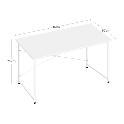 WOLTU Modern Home Office Desk with Metal Frame