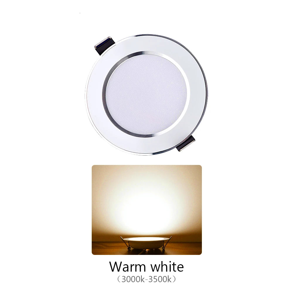 LED tube light 3W 5W 7W 9W 12W 15W embedded ceiling light AC 220V bedroom corridor living room ceiling light spotlight