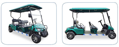 Electric Golf Cart with Cargo Bed, Two-Seater, Off-Road