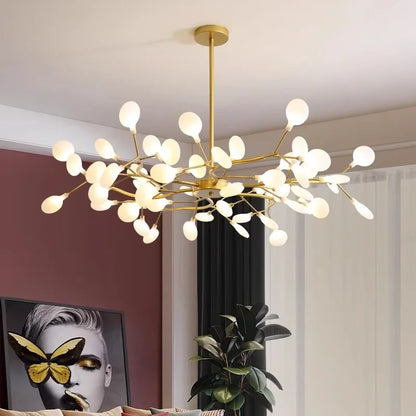 Nordic Led Ceiling Chandelier Lighting Modern Branch Pendant Lights Living Room Gold Black Art Home Decor Indoor Lamps Luminaire