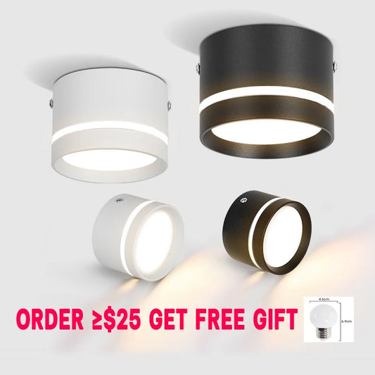 Led Surface Mounted Downlight Lights  Ceiling Lamp 220V 5w 10w 15w Spot Lights Ceiling Fixtures Lighting for Bedroom Kitchen Hom