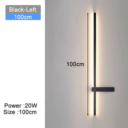 Hardwired Wall Sconces Modern LED Wall Lighting Fixtures for Bedroom Living Room Interior Wall Lamps for Corridor Kitchen Black